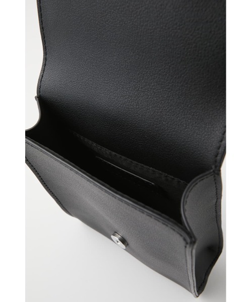 MOUSSY（マウジー）の「BELT MINI ポシェット（ボディバッグ/ウエストポーチ・レディース・ブラック/ライトベージュ・FREE）」の12枚目の写真