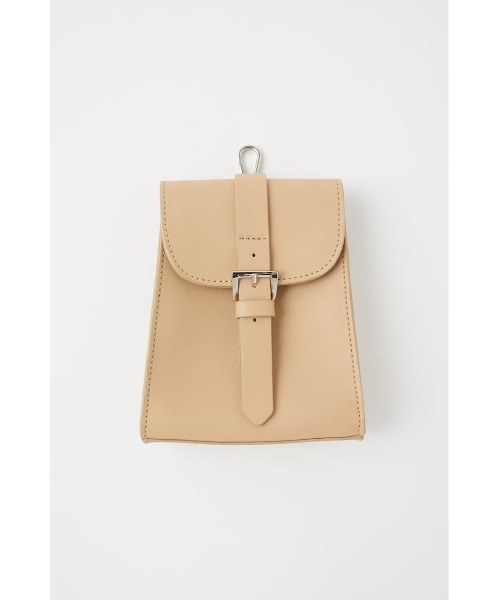 MOUSSY（マウジー）の「BELT MINI ポシェット（ボディバッグ/ウエストポーチ・レディース・ブラック/ライトベージュ・FREE）」の15枚目の写真