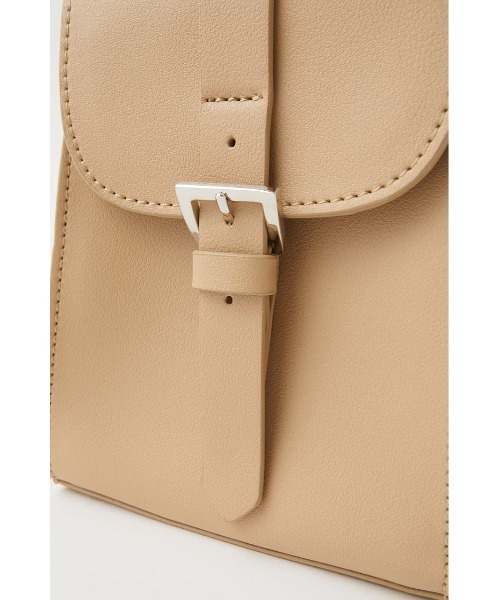 MOUSSY（マウジー）の「BELT MINI ポシェット（ボディバッグ/ウエストポーチ・レディース・ブラック/ライトベージュ・FREE）」の18枚目の写真