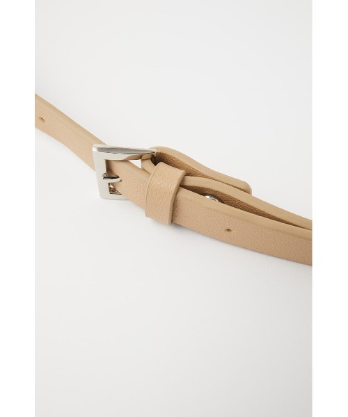 MOUSSY（マウジー）の「BELT MINI ポシェット（ボディバッグ/ウエストポーチ・レディース・ブラック/ライトベージュ・FREE）」の20枚目の写真