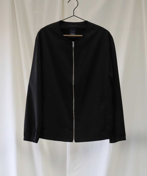 BACK NUMBER（バックナンバー）の「【BACK NUMBER】ノーカラージャケット（ノーカラージャケット・メンズ・ブラック/ベージュ/グリーン・XL/M/L）」の2枚目の写真