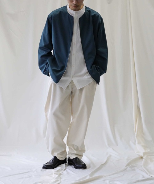 BACK NUMBER（バックナンバー）の「【BACK NUMBER】ノーカラージャケット（ノーカラージャケット・メンズ・ブラック/ベージュ/グリーン・XL/M/L）」の9枚目の写真