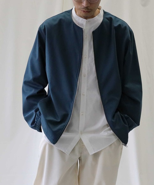 BACK NUMBER（バックナンバー）の「【BACK NUMBER】ノーカラージャケット（ノーカラージャケット・メンズ・ブラック/ベージュ/グリーン・XL/M/L）」の10枚目の写真