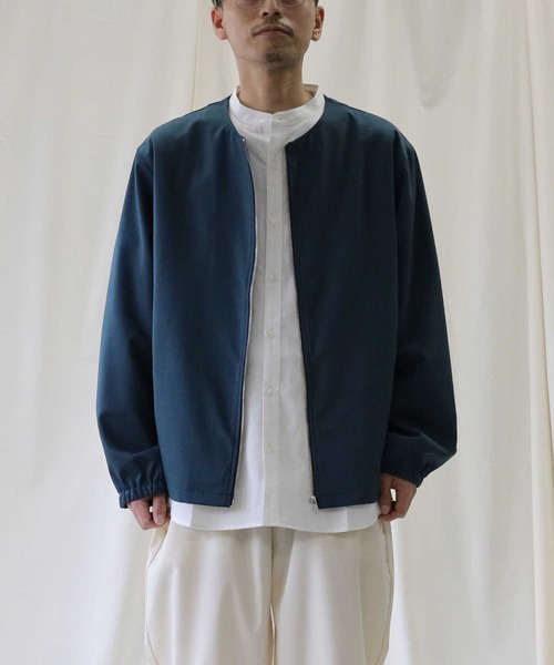 BACK NUMBER（バックナンバー）の「【BACK NUMBER】ノーカラージャケット（ノーカラージャケット・メンズ・ブラック/ベージュ/グリーン・XL/M/L）」の11枚目の写真