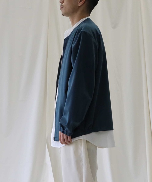 BACK NUMBER（バックナンバー）の「【BACK NUMBER】ノーカラージャケット（ノーカラージャケット・メンズ・ブラック/ベージュ/グリーン・XL/M/L）」の12枚目の写真