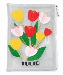 Casselini(キャセリーニ)チュール刺繍ポーチ