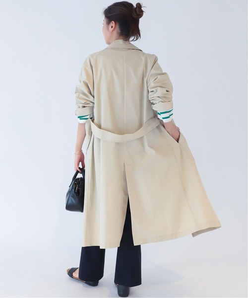 JOURNAL STANDARD relume(ジャーナルスタンダード レリューム)の「《追加2》オーガニックコットン混イージーコート(その他アウター・レディース・アイボリー/オリーブ/ベージュ・36/38)」の9枚目の写真