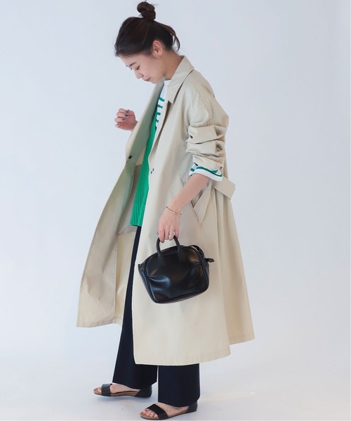 JOURNAL STANDARD relume(ジャーナルスタンダード レリューム)の「《追加2》オーガニックコットン混イージーコート(その他アウター・レディース・アイボリー/オリーブ/ベージュ・36/38)」の7枚目の写真