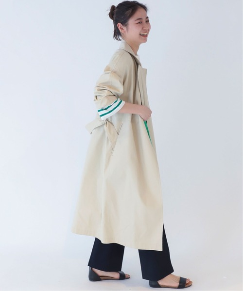 JOURNAL STANDARD relume(ジャーナルスタンダード レリューム)の「《追加2》オーガニックコットン混イージーコート(その他アウター・レディース・アイボリー/オリーブ/ベージュ・36/38)」の8枚目の写真
