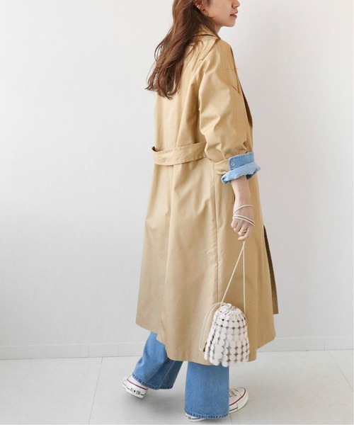 JOURNAL STANDARD relume(ジャーナルスタンダード レリューム)の「《追加2》オーガニックコットン混イージーコート(その他アウター・レディース・アイボリー/オリーブ/ベージュ・36/38)」の20枚目の写真