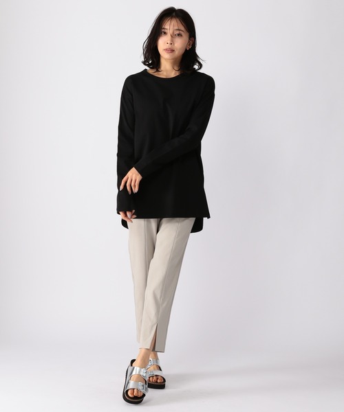 BARNYARDSTORM（バンヤードストーム）の「BARNYARDSTORM / 【WEB限定サイズXS/L】スティックスリットパンツ（その他パンツ・レディース・ブラック/グレイッシュベージュ・1/2/00/0）」の11枚目の写真