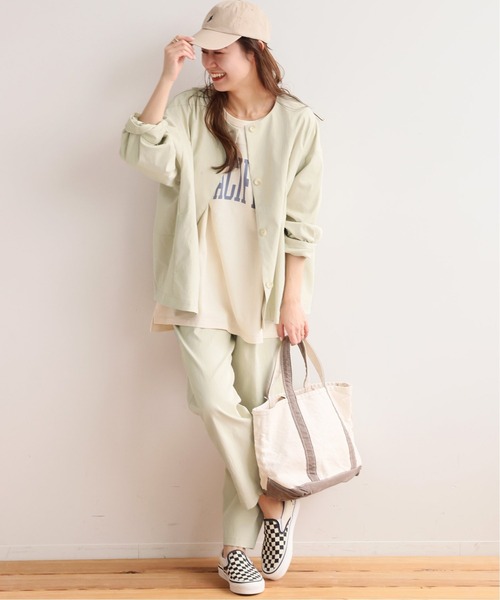 JOURNAL STANDARD relume（ジャーナルスタンダード　レリューム）の「《追加》ALTORITMOテーパードパンツ（その他パンツ・レディース・ブラック/ベージュ/ピンク・36/38/40）」の17枚目の写真