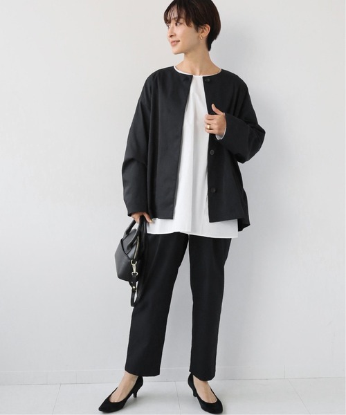 JOURNAL STANDARD relume（ジャーナルスタンダード　レリューム）の「《追加》ALTORITMOテーパードパンツ（その他パンツ・レディース・ブラック/ベージュ/ピンク・36/38/40）」の4枚目の写真