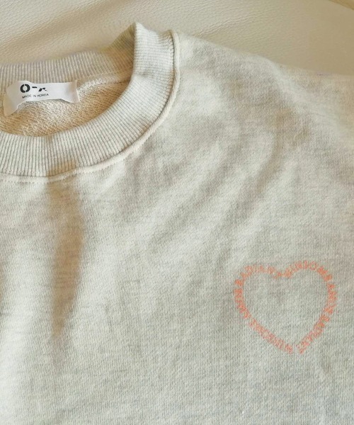 Dalfwin(ダールフィン)の「2022AW スウェット 韓国スウェット WINSOMEハートロゴスウェット(スウェット・レディース・ネイビー/オートミール/ホワイト系その他・FREE)」の10枚目の写真