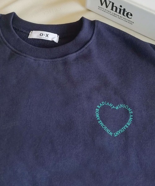 Dalfwin(ダールフィン)の「2022AW スウェット 韓国スウェット WINSOMEハートロゴスウェット(スウェット・レディース・ネイビー/オートミール/ホワイト系その他・FREE)」の22枚目の写真