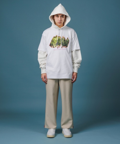 NON TOKYO（ノントーキョー）の「TRAINING SLACKS / NON-22A-0702（スラックス・レディース・ブラック/グリーン/アイボリー・1/2）」の14枚目の写真