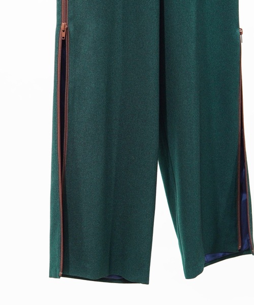 NON TOKYO（ノントーキョー）の「TRAINING SLACKS / NON-22A-0702（スラックス・レディース・ブラック/グリーン/アイボリー・1/2）」の6枚目の写真