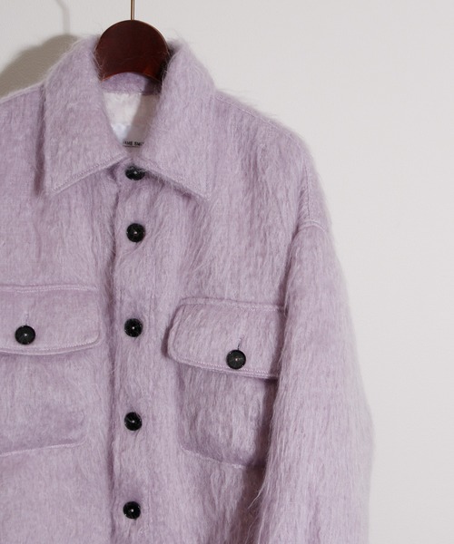 トップス janesmith MOHAIR OVER SIZED FLAP PKSHIRT janesmith MOHAIR OVER SIZED FLAP PKSHIRT