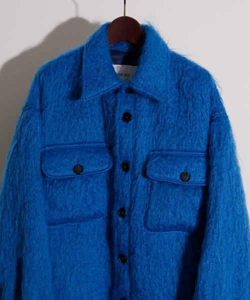 トップス janesmith MOHAIR OVER SIZED FLAP PKSHIRT janesmith MOHAIR OVER SIZED FLAP PKSHIRT