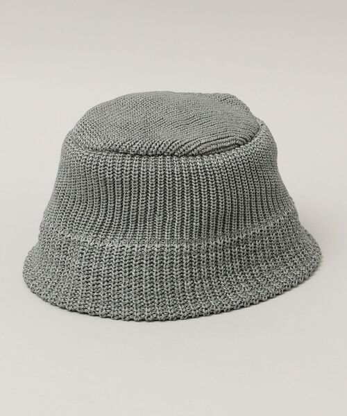 SHIPS（シップス）の「SHIPS: リネン ニット バケット（キャップ・メンズ・グリーン/ネイビー/ブラック/グレー/ベージュ・ONE SIZE）」の3枚目の写真