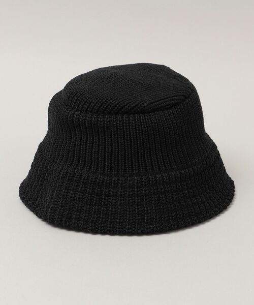 SHIPS（シップス）の「SHIPS: リネン ニット バケット（キャップ・メンズ・グリーン/ネイビー/ブラック/グレー/ベージュ・ONE SIZE）」の2枚目の写真