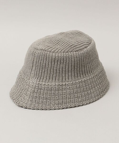 SHIPS（シップス）の「SHIPS: リネン ニット バケット（キャップ・メンズ・グリーン/ネイビー/ブラック/グレー/ベージュ・ONE SIZE）」の8枚目の写真