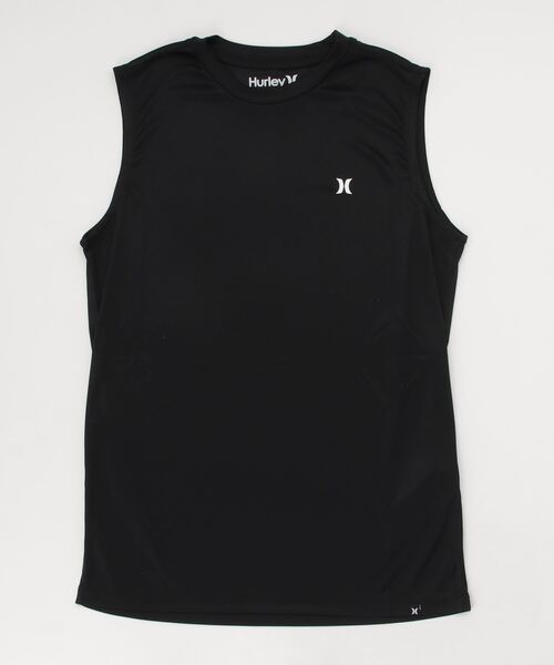 Hurley (ハーレー)の「【Hurley:ハーレー】ハーレー ラッシュガード 水着 / UPF50M RASH SLEEVELESS ICON(ラッシュガード・メンズ・ブラック/ホワイト・X-LARGE/SMALL/MEDIUM/LARGE)」の2枚目の写真