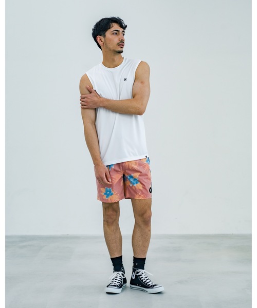 Hurley (ハーレー)の「【Hurley:ハーレー】ハーレー ラッシュガード 水着 / UPF50M RASH SLEEVELESS ICON(ラッシュガード・メンズ・ブラック/ホワイト・X-LARGE/SMALL/MEDIUM/LARGE)」の5枚目の写真
