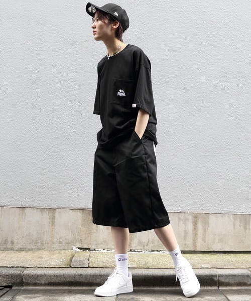 LONSDALE(ロンズデール)の「LONSDALE ワンポイント刺繍ポケットTシャツ(Tシャツ/カットソー・メンズ・ホワイト/ブラック・SMALL/X-LARGE/LARGE/MEDIUM)」の19枚目の写真