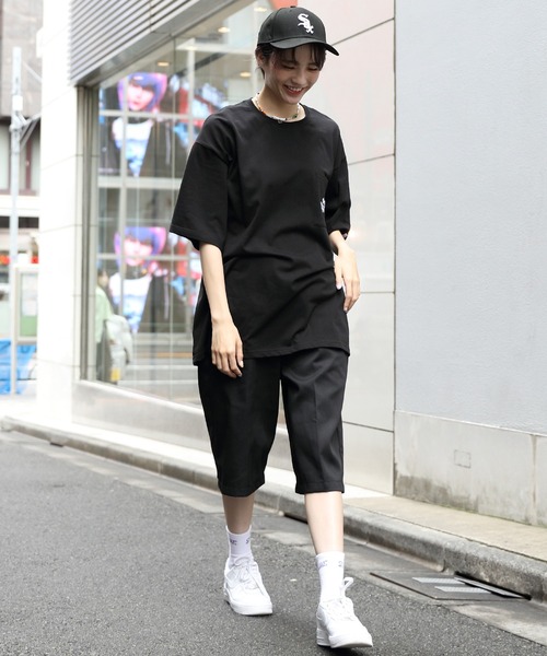 LONSDALE(ロンズデール)の「LONSDALE ワンポイント刺繍ポケットTシャツ(Tシャツ/カットソー・メンズ・ホワイト/ブラック・SMALL/X-LARGE/LARGE/MEDIUM)」の17枚目の写真