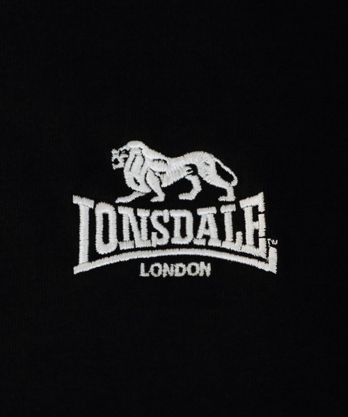 LONSDALE(ロンズデール)の「LONSDALE ワンポイント刺繍ポケットTシャツ(Tシャツ/カットソー・メンズ・ホワイト/ブラック・SMALL/X-LARGE/LARGE/MEDIUM)」の3枚目の写真