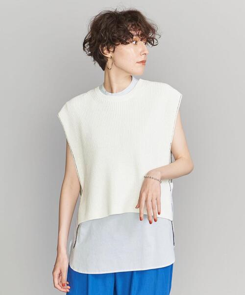 新品　BEAUTY&YOUTH ユナイテッドアローズ ブラウス&ベスト 3way BEAUTY&YOUTH UNITED ARROWS（ビューティーアンドユース