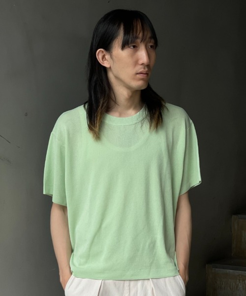 crepuscule (クレプスキュール) Knit Tee / ニットT
