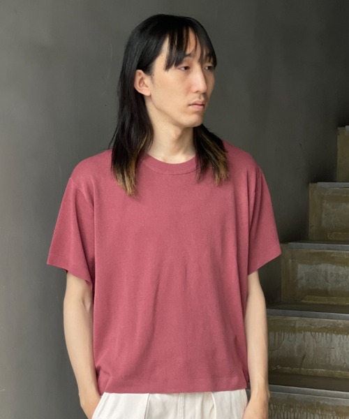 crepuscule (クレプスキュール) knit shirts L/S / ニットシャツ
