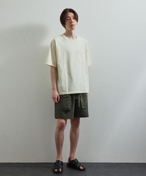 JUNRED（ジュンレッド）の「オーガニックコットンS/S Tシャツ（Tシャツ/カットソー・メンズ・ホワイト/ブルー/グリーン/ベージュ・L/LL/M）」の14枚目の写真
