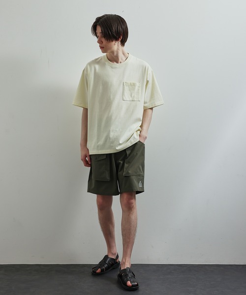 JUNRED（ジュンレッド）の「オーガニックコットンS/S Tシャツ（Tシャツ/カットソー・メンズ・ホワイト/ブルー/グリーン/ベージュ・L/LL/M）」の15枚目の写真
