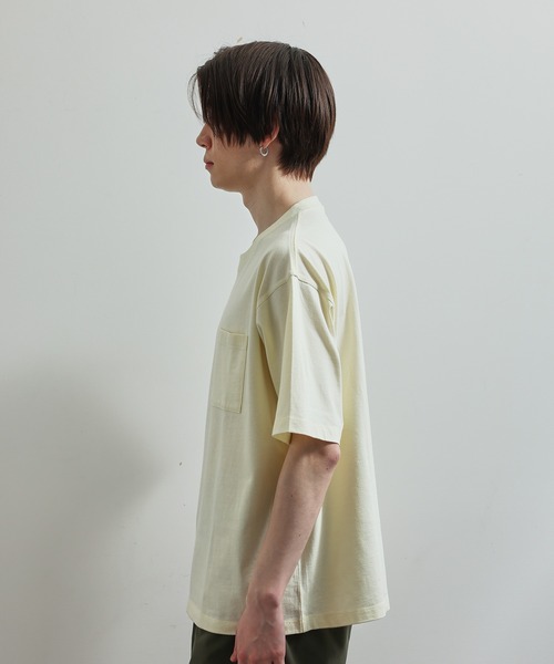 JUNRED（ジュンレッド）の「オーガニックコットンS/S Tシャツ（Tシャツ/カットソー・メンズ・ホワイト/ブルー/グリーン/ベージュ・L/LL/M）」の22枚目の写真