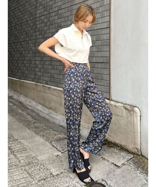 EMODA（エモダ）の「タンクワイドルーズパンツ（その他パンツ・レディース・イエロー/ブラック/ブラウン/その他・FREE）」の7枚目の写真