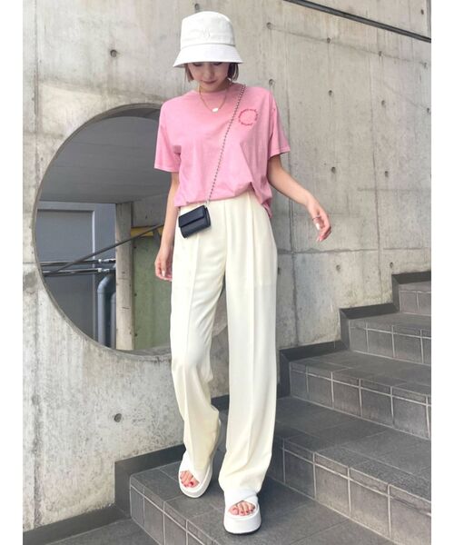 EMODA（エモダ）の「タンクワイドルーズパンツ（その他パンツ・レディース・イエロー/ブラック/ブラウン/その他・FREE）」の11枚目の写真