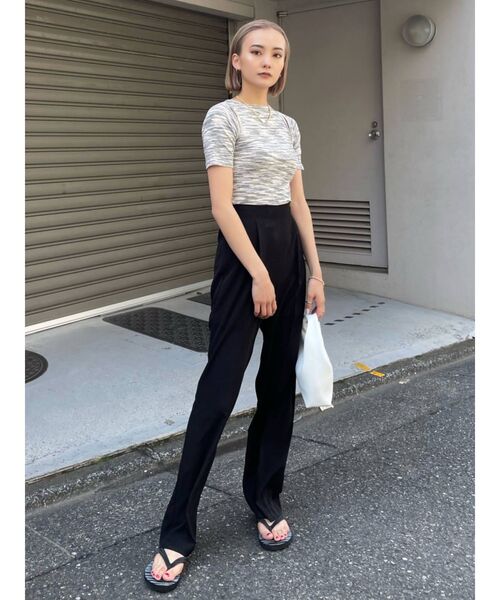 EMODA（エモダ）の「タンクワイドルーズパンツ（その他パンツ・レディース・イエロー/ブラック/ブラウン/その他・FREE）」の12枚目の写真