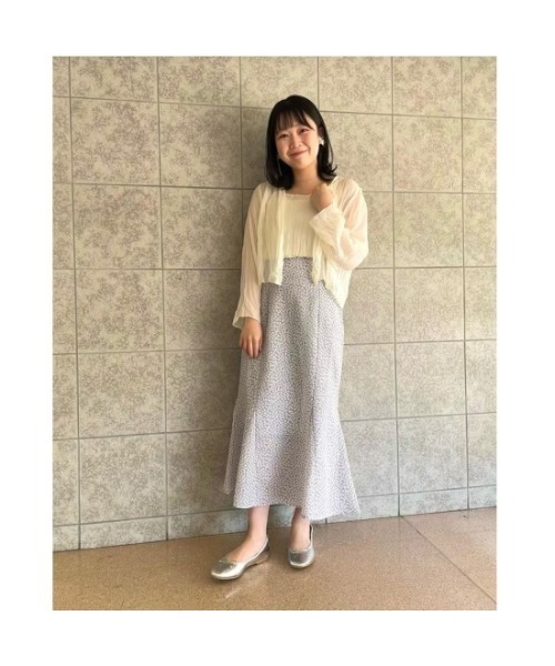 flower(フラワー)の「パピヨンブルームスカート(スカート・レディース・パープル/グリーン・FREE)」の16枚目の写真