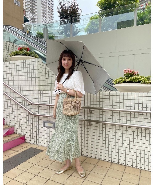 flower(フラワー)の「パピヨンブルームスカート(スカート・レディース・パープル/グリーン・FREE)」の20枚目の写真