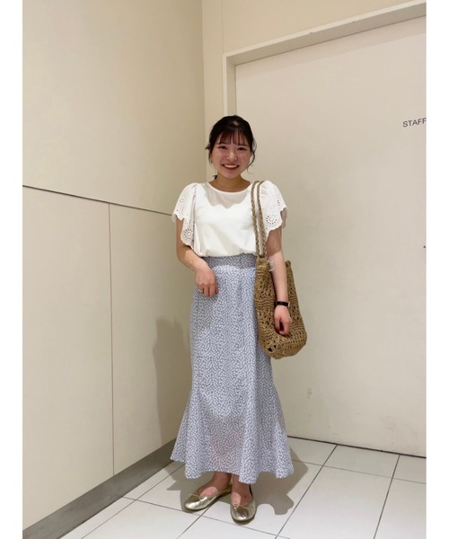 flower(フラワー)の「パピヨンブルームスカート(スカート・レディース・パープル/グリーン・FREE)」の19枚目の写真