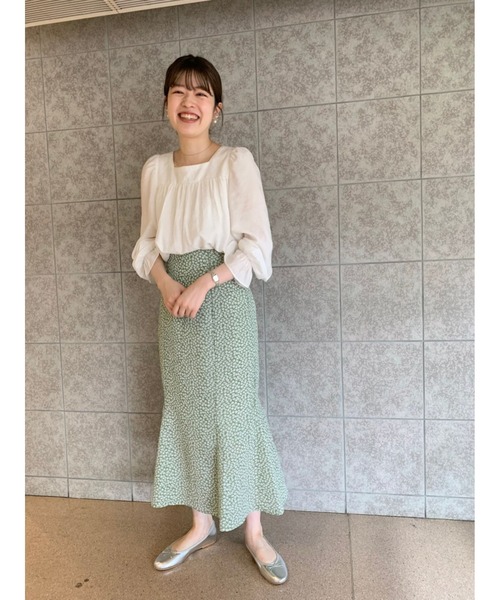 flower(フラワー)の「パピヨンブルームスカート(スカート・レディース・パープル/グリーン・FREE)」の18枚目の写真