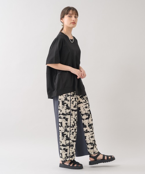 Paradise Picnic（パラダイスピクニック）の「ぼかし柄配色パンツ（その他パンツ・レディース・ブラック/グリーン・FREE）」の12枚目の写真