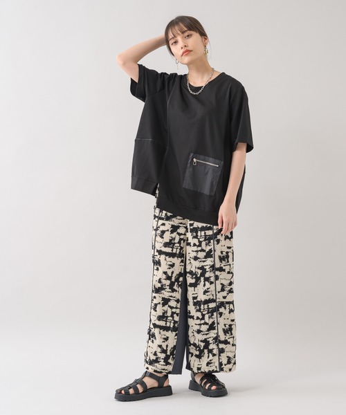 Paradise Picnic（パラダイスピクニック）の「ぼかし柄配色パンツ（その他パンツ・レディース・ブラック/グリーン・FREE）」の15枚目の写真