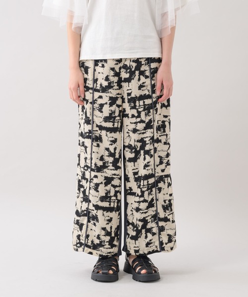 Paradise Picnic（パラダイスピクニック）の「ぼかし柄配色パンツ（その他パンツ・レディース・ブラック/グリーン・FREE）」の10枚目の写真