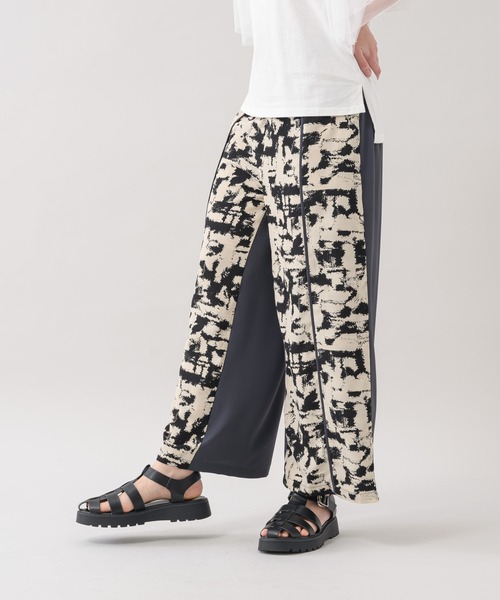 Paradise Picnic（パラダイスピクニック）の「ぼかし柄配色パンツ（その他パンツ・レディース・ブラック/グリーン・FREE）」の21枚目の写真