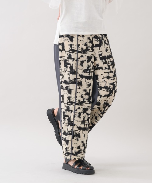 Paradise Picnic（パラダイスピクニック）の「ぼかし柄配色パンツ（その他パンツ・レディース・ブラック/グリーン・FREE）」の4枚目の写真