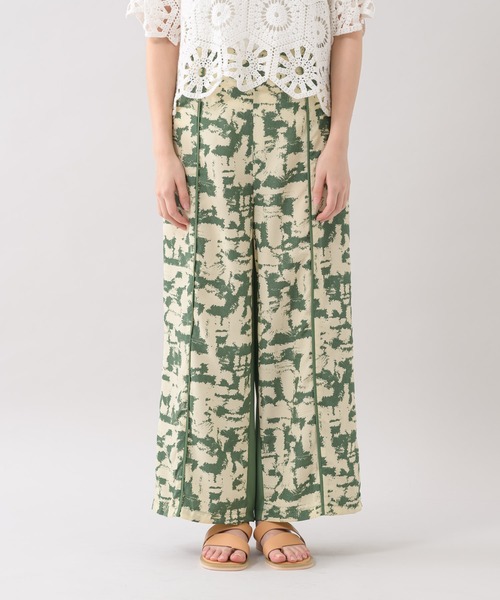 Paradise Picnic（パラダイスピクニック）の「ぼかし柄配色パンツ（その他パンツ・レディース・ブラック/グリーン・FREE）」の16枚目の写真